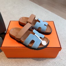 에르메스(HERMES) 투톤 배색 H 슬리퍼 신발