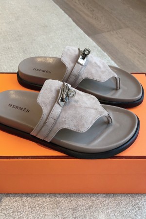 에르메스(HERMES) 스트랩 메탈 쪼리 슬리퍼 신발