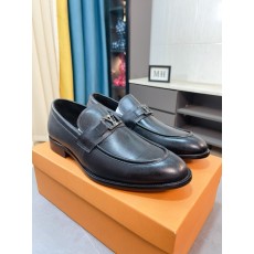 루이비통(LV) 이탈리아 임포트 레더 남성 슈즈 로퍼 구두 신발