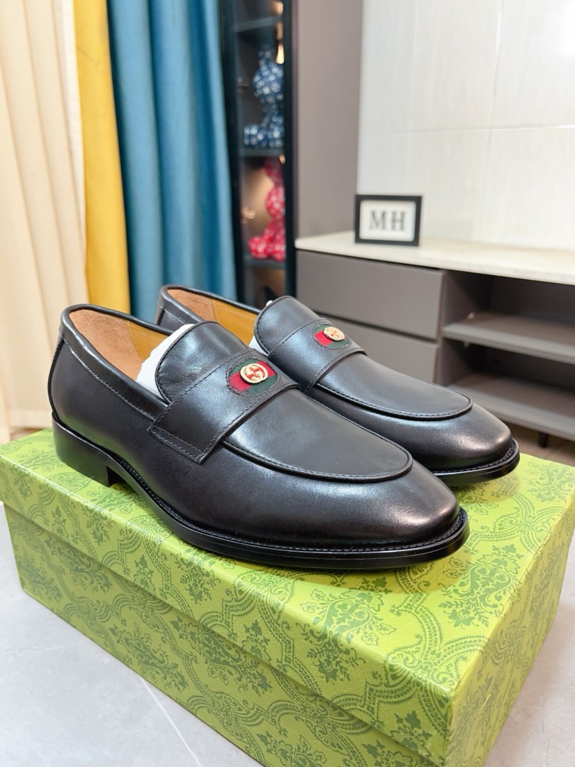 구찌(GUCCI) 이탈리아 임포트 오스트리치 패턴 슈즈 로퍼 구두 신발