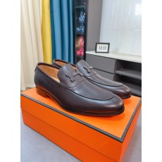 에르메스(HERMES) 임포트 카프스킨 비즈니스 슈즈 로퍼 구두 신발