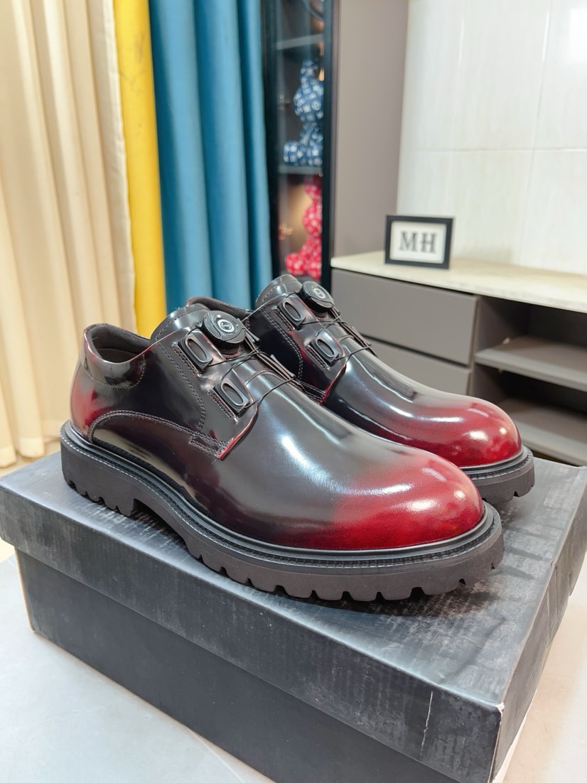 프라다(PRADA) 프리미엄 에어솔 카프스킨 슈즈 구두 신발