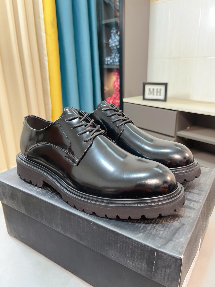 프라다(PRADA) 프리미엄 에어솔 카프스킨 슈즈 구두 신발