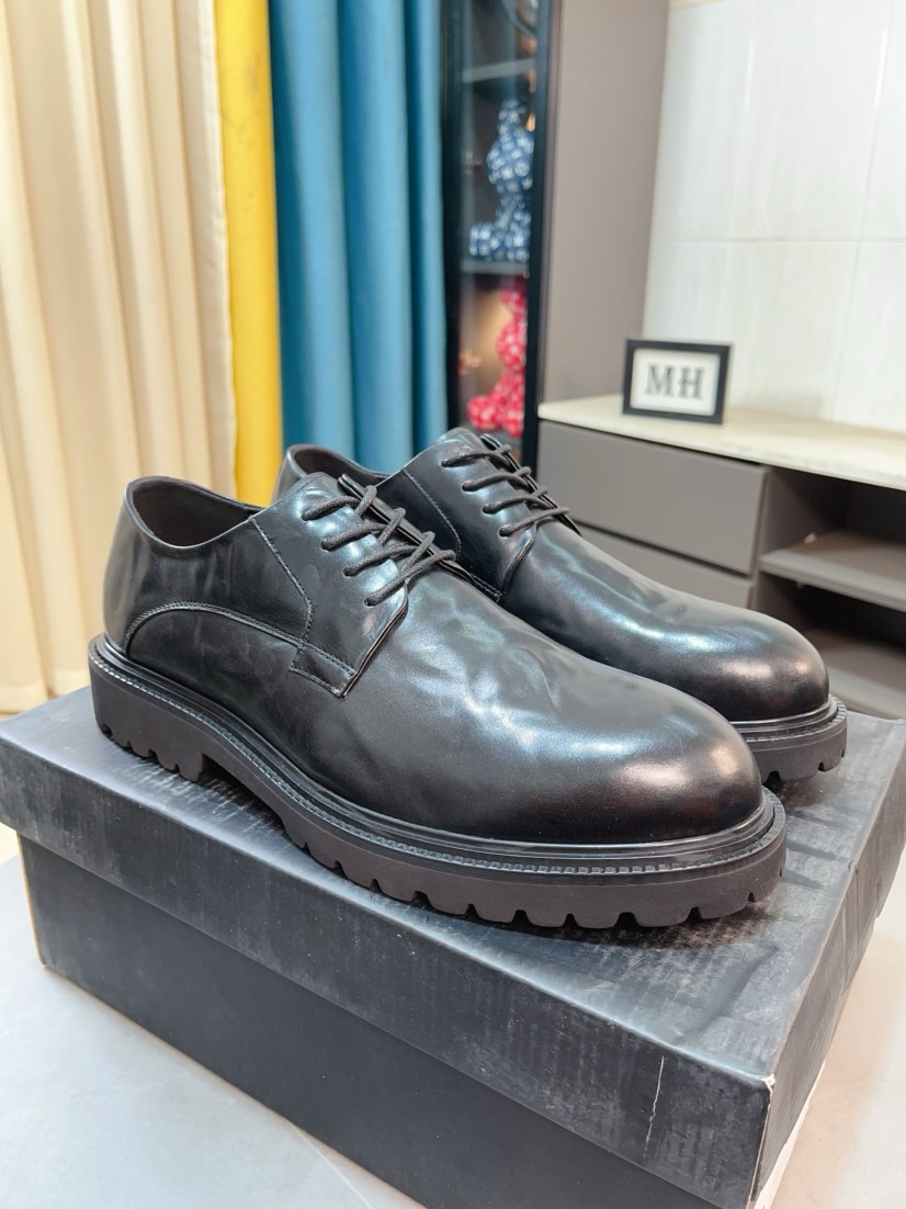 프라다(PRADA) 프리미엄 에어솔 카프스킨 슈즈 구두 신발