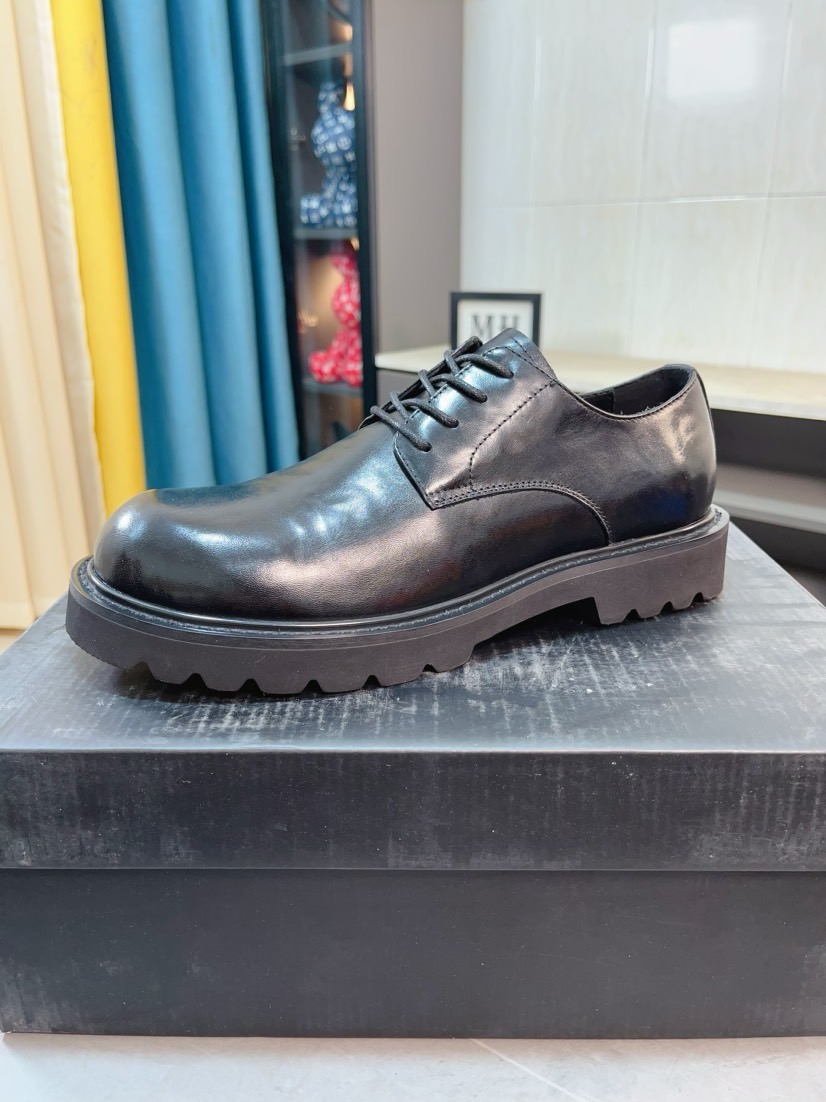 프라다(PRADA) 프리미엄 에어솔 카프스킨 슈즈 구두 신발