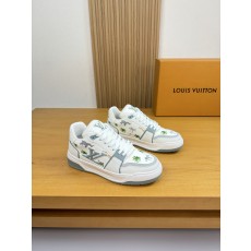 루이비통(LV)  프린트 믹스 소재 스니커즈 신발
