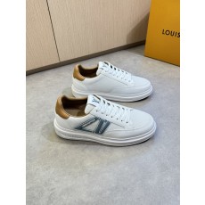 루이비통(LV) 나파 & 실크 캔버스 믹스 스니커즈 신발