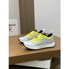 돌체앤가바나(D&G) Dolce&Gabbana 수입 소가죽 믹스 스니커즈 신발