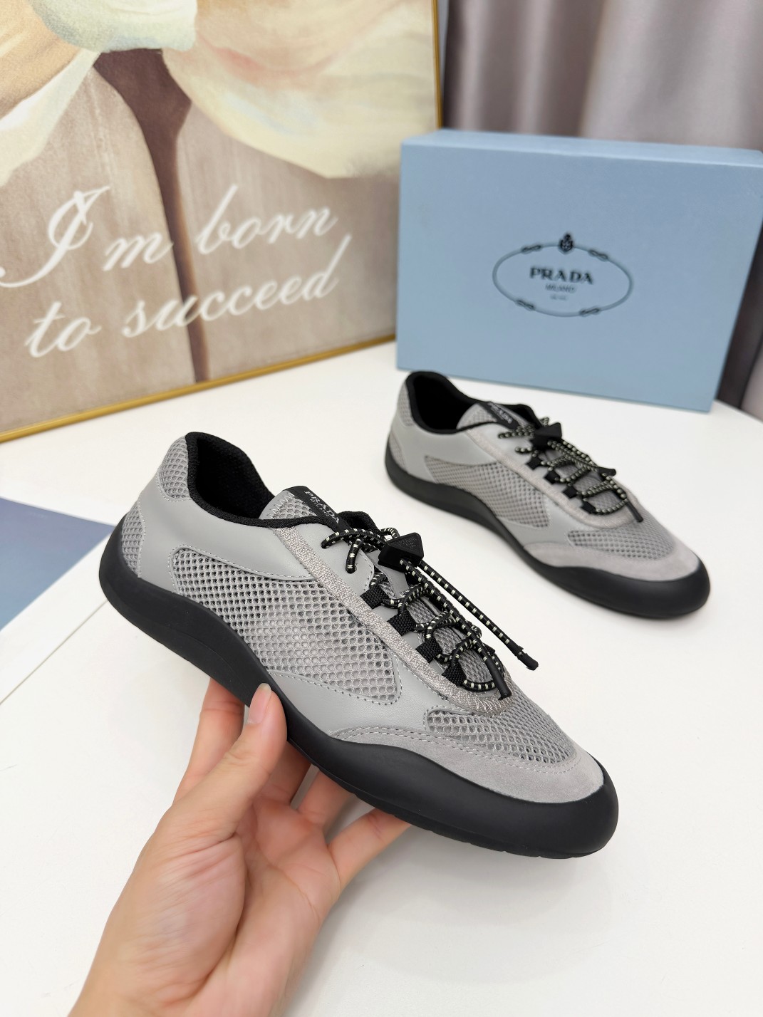 프라다(Prada) 시그니처 커플 스니커즈 신발