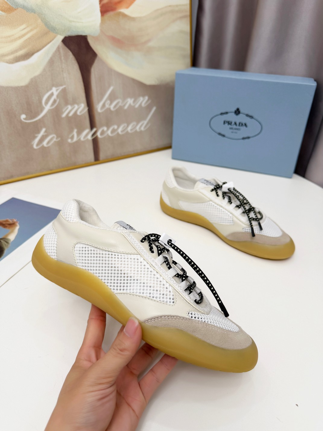 프라다(Prada) 시그니처 커플 스니커즈 신발