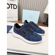 프라다(Prada) 리나일론 & 스웨이드 믹스 스니커즈 신발