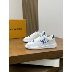 루이비통(LV) 이탈리아 카프스킨 믹스 스니커즈 신발