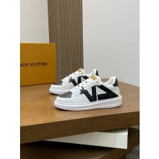 루이비통(LV) 이탈리아 카프스킨 믹스 스니커즈 신발