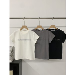 알렉산더왕(Alexander Wang) 다이아 로고 반팔 티셔츠 의류