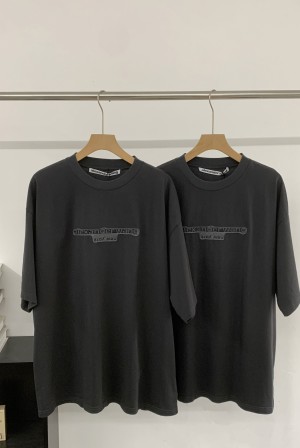 알렉산더왕(Alexander Wang) 펠트 패치 반팔 티셔츠 의류