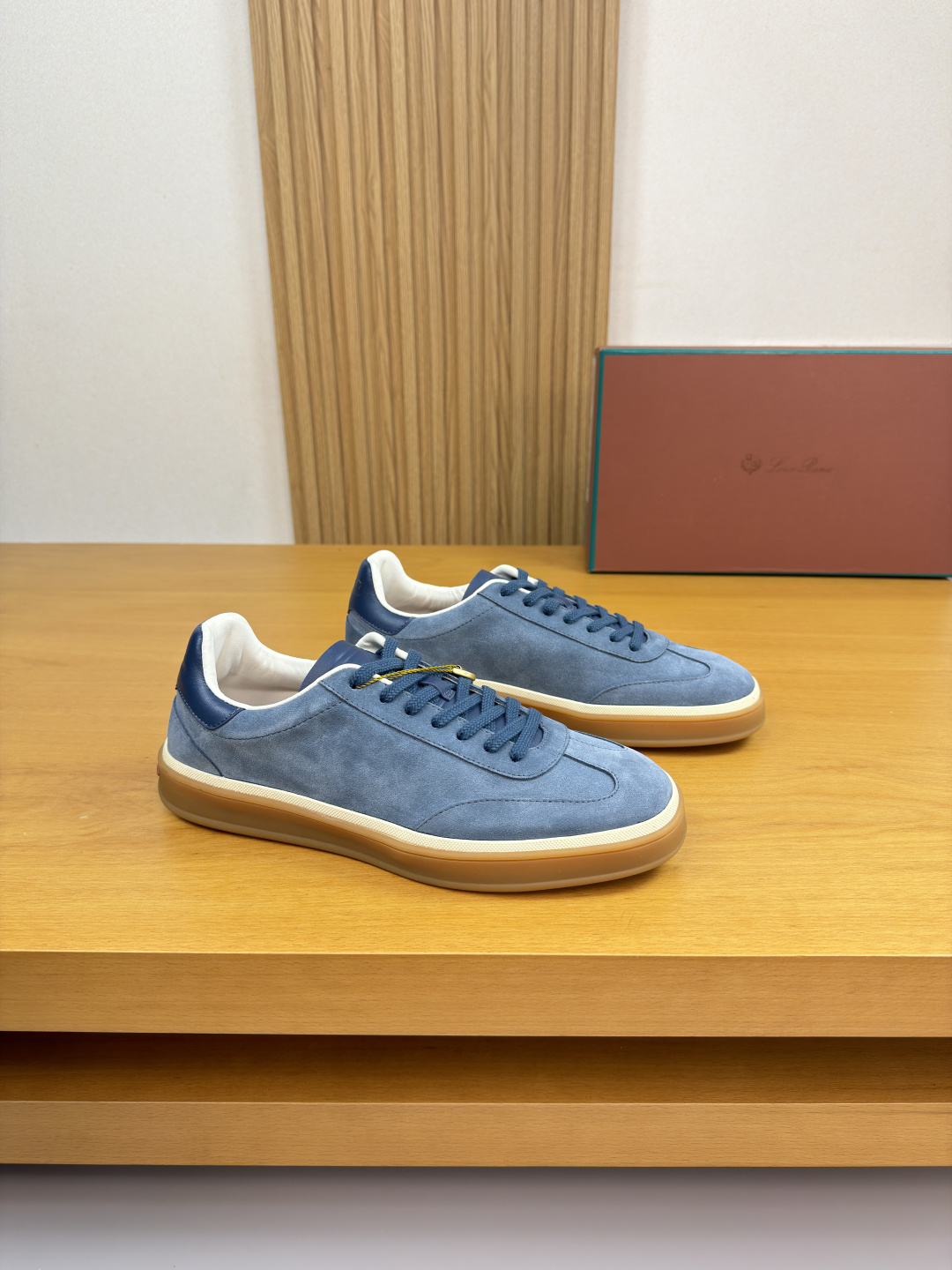 로로 피아나(Loro piana) LP 나파 & 스웨이드 하이브리드 스니커즈 신발