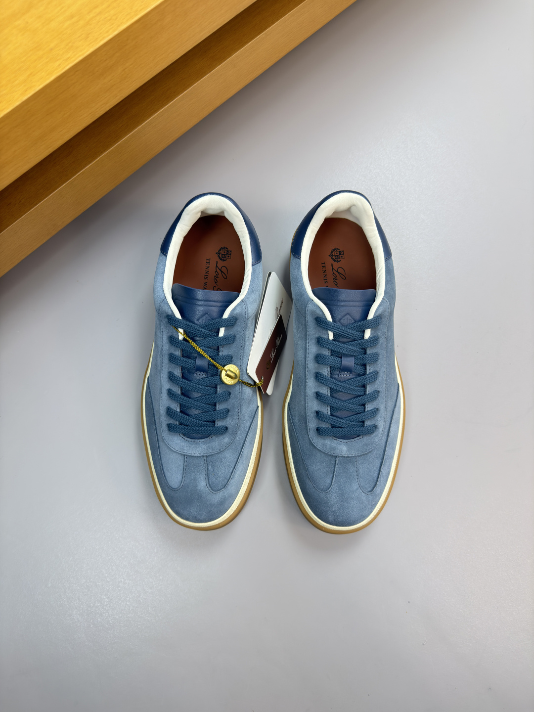 로로 피아나(Loro piana) LP 나파 & 스웨이드 하이브리드 스니커즈 신발