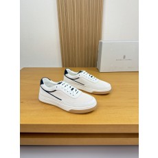 브루넬로 쿠치넬리(Brunello Cucinelli BC) 스웨이드 & 실크 캔버스 스니커즈 신발