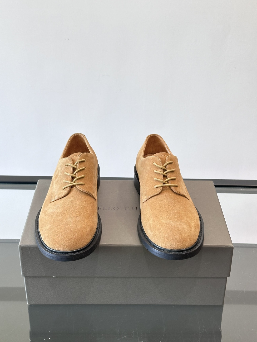 브루넬로 쿠치넬리 Brunello Cucinelli (BC) 클래식 카프스킨 캐주얼 슈즈 구두 신발