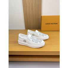 루이비통(LV) Louis Vuitton 나파 카프스킨 고주파 프린팅 슬립온 스니커즈 신발