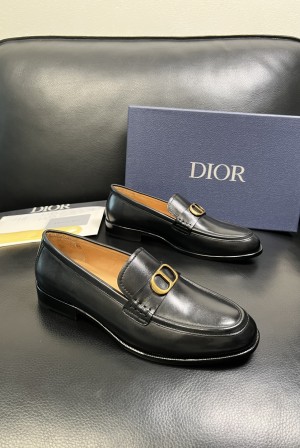 디올(Dior) 프리미엄 이탈리안 카프스킨 레더 슈즈 로퍼 구두 신발