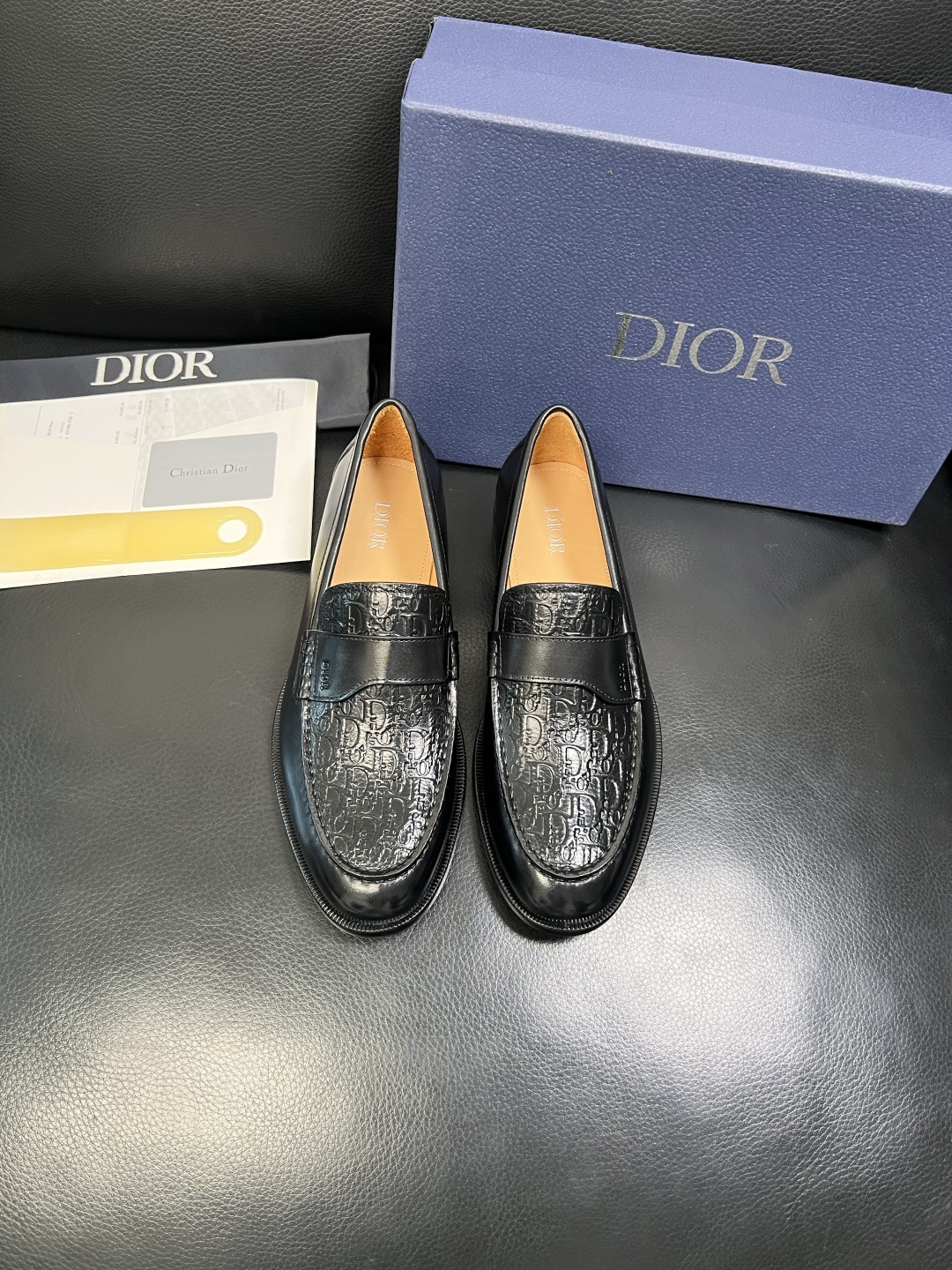 디올(Dior) 프리미엄 이탈리안 카프스킨 레더 슈즈 로퍼 구두 신발