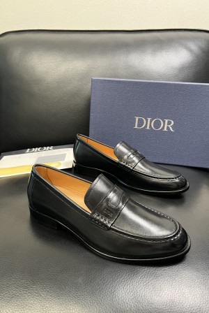 디올(Dior) 프리미엄 이탈리안 카프스킨 레더 슈즈 로퍼 구두 신발