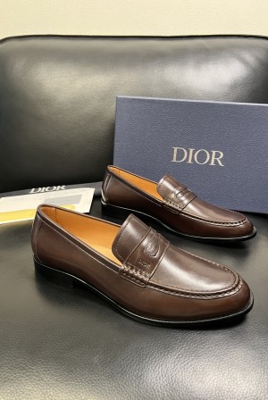 디올(Dior) 프리미엄 이탈리안 카프스킨 레더 슈즈 로퍼 구두 신발