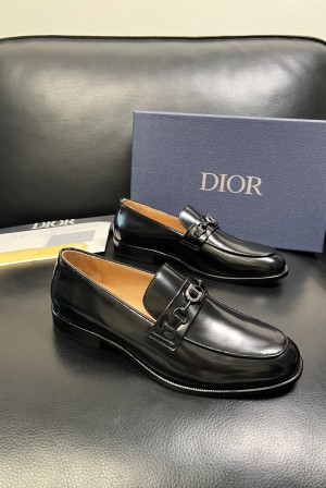 디올(Dior) 프리미엄 이탈리안 카프스킨 레더 슈즈 로퍼 구두 신발