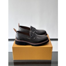 LV 루이비통 모먼츠(Moments) 스티치 포인트 레더 로퍼 구두 신발