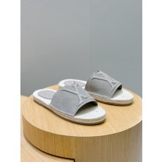 LV 루이비통 로고 주트(Jute) 슬라이드 슬리퍼 샌들 신발