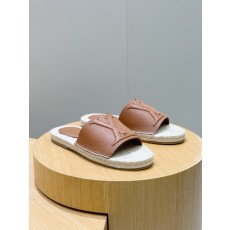 LV 루이비통 로고 주트(Jute) 슬라이드 슬리퍼 샌들 신발