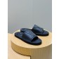 LV 루이비통 로고 주트(Jute) 슬라이드 슬리퍼 샌들 신발