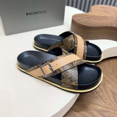 발렌시아가(Balenciaga) 빈티지 스네이크 패턴 버클 샌들 신발