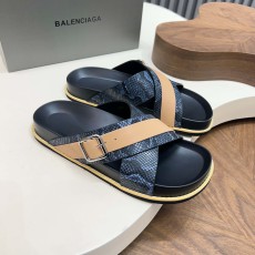 발렌시아가(Balenciaga) 빈티지 스네이크 패턴 버클 샌들 신발