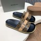 발렌시아가(Balenciaga) 빈티지 스네이크 패턴 버클 슬리퍼 샌들 신발