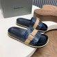 발렌시아가(Balenciaga) 빈티지 스네이크 패턴 버클 슬리퍼 샌들 신발