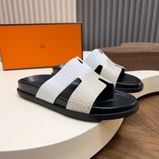 에르메스(Hermes) 투톤 슬라이드 슬리퍼 신발