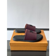 LV 루이비통 컬렉션 미니멀 플랫 슬라이드 슬리퍼 샌들 신발