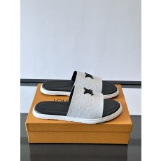 LV 루이비통 컬렉션 미니멀 플랫 슬라이드 슬리퍼 샌들 신발