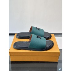 LV 루이비통 컬렉션 미니멀 플랫 슬라이드 슬리퍼 샌들 신발