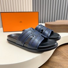 에르메스(Hermes) 수공예 가죽 스트랩 H-버클 샌들 슬리퍼 신발