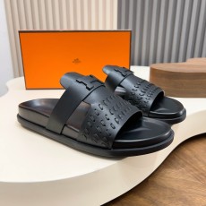 에르메스(Hermes) 수공예 가죽 스트랩 H-버클 샌들 슬리퍼 신발