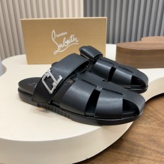 Christian Louboutin(CL) 크리스찬 루부탱 클래식 메탈 버클 샌들 슬리퍼 신발