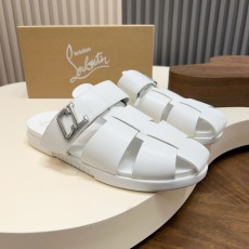 Christian Louboutin(CL) 크리스찬 루부탱 클래식 메탈 버클 샌들 슬리퍼 신발