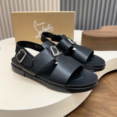 Christian Louboutin(CL) 크리스찬 루부탱 클래식 메탈 버클 샌들 슬리퍼 신발