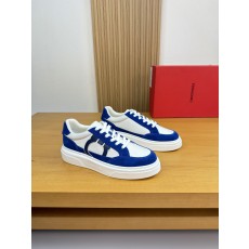 페라가모(Ferragamo) 나파 카프스킨 프리미엄 스니커즈 신발