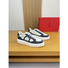 페라가모(Ferragamo) 나파 카프스킨 프리미엄 스니커즈 신발