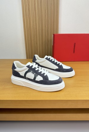 페라가모(Ferragamo) 나파 카프스킨 프리미엄 스니커즈 신발