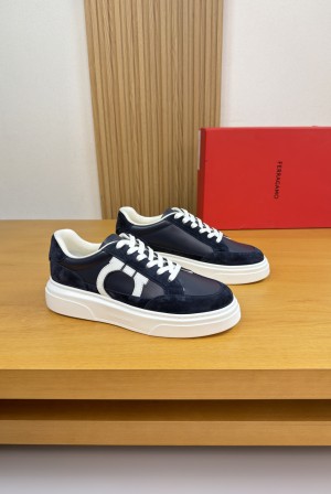 페라가모(Ferragamo) 나파 카프스킨 프리미엄 스니커즈 신발